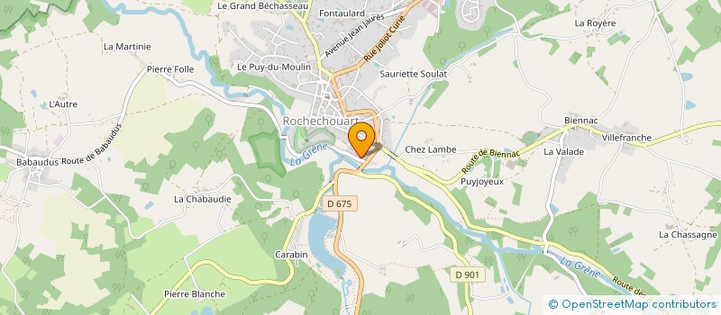 localisation de l'entreprise MONSIEUR MALCOLM CHRISTOPHER GELKEN  ROCHECHOUART