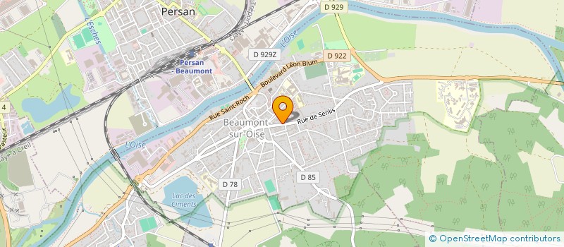 localisation de l'entreprise MONSIEUR MALCOLM MBUYI MUZUNGU  BEAUMONT-SUR-OISE