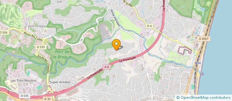 localisation de l'entreprise MONSIEUR MALCOM CAPLOT  ANTIBES