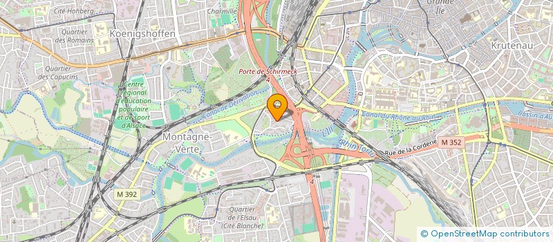 localisation de l'entreprise MONSIEUR MALCOM GAUTHEY  STRASBOURG