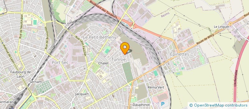 localisation de l'entreprise MONSIEUR MALCOM LECUYER  REIMS