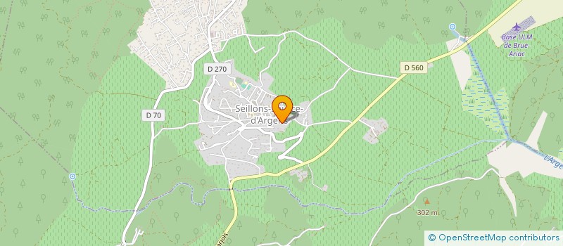 localisation de l'entreprise MONSIEUR MALCOM LEROY  SEILLONS-SOURCE-D'ARGENS