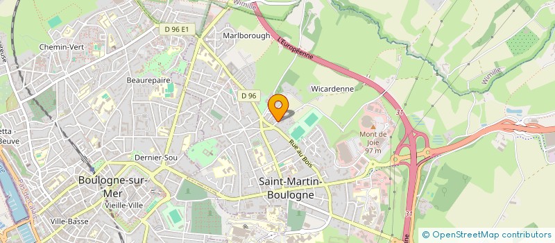 localisation de l'entreprise MONSIEUR MALCOM MARTIN  SAINT-MARTIN-BOULOGNE