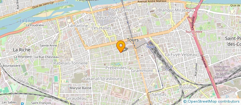 localisation de l'entreprise MONSIEUR MALCOM MICHELOT  TOURS