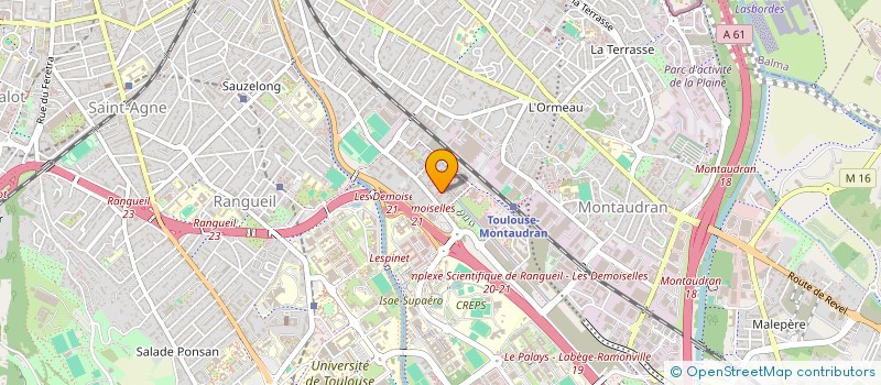 localisation de l'entreprise MONSIEUR MALEK ABDESSELAMYENE  TOULOUSE