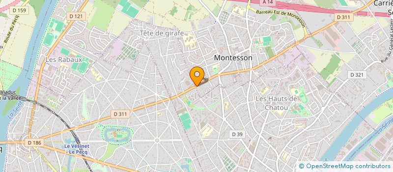 localisation de l'entreprise MONSIEUR MALEK AMARA  LE MESNIL-LE-ROI