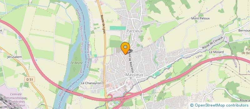 localisation de l'entreprise MONSIEUR MALEK AOUINA  MASSIEUX