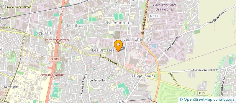 localisation de l'entreprise MONSIEUR MALEK ATTIA  VAULX-EN-VELIN