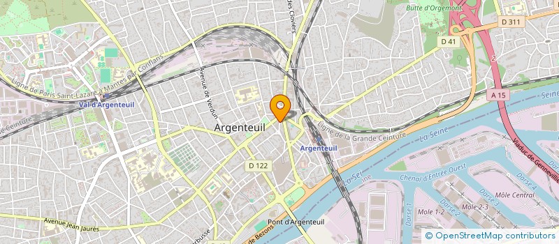 localisation de l'entreprise MONSIEUR MALEK BECHEKER  ARGENTEUIL