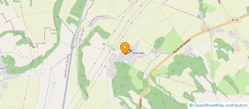 localisation de l'entreprise MONSIEUR MALEK BEN GUIRAT  CHAMAGNIEU