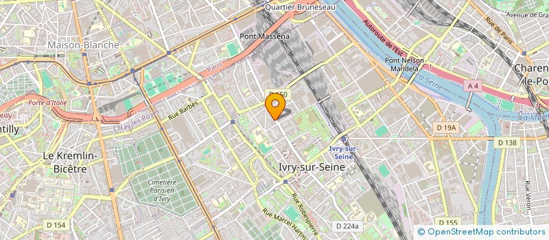 localisation de l'entreprise MONSIEUR MALEK BEN LAKHDAR  IVRY-SUR-SEINE