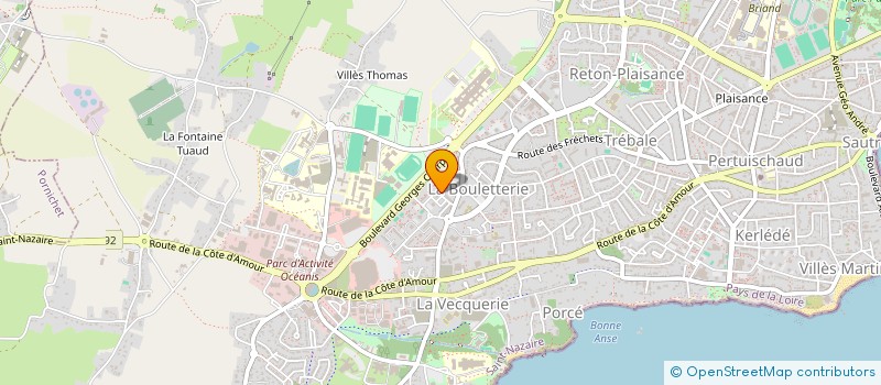 localisation de l'entreprise MONSIEUR MALEK BENZARTI  SAINT-NAZAIRE