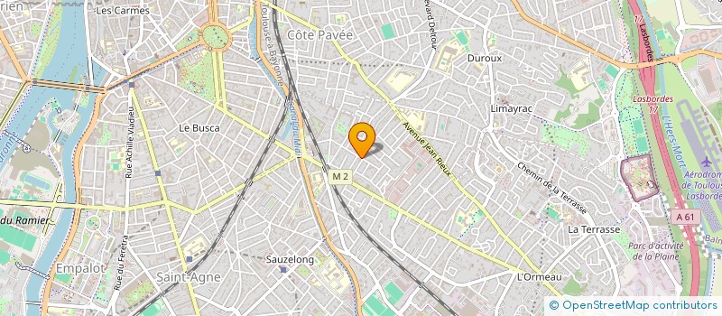 localisation de l'entreprise MONSIEUR MALEK BOUBEKEUR  TOULOUSE