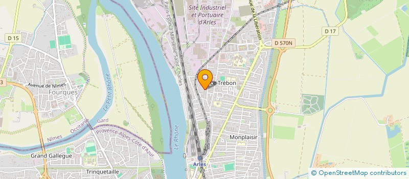 localisation de l'entreprise MONSIEUR MALEK BOUJRADA à ARLES