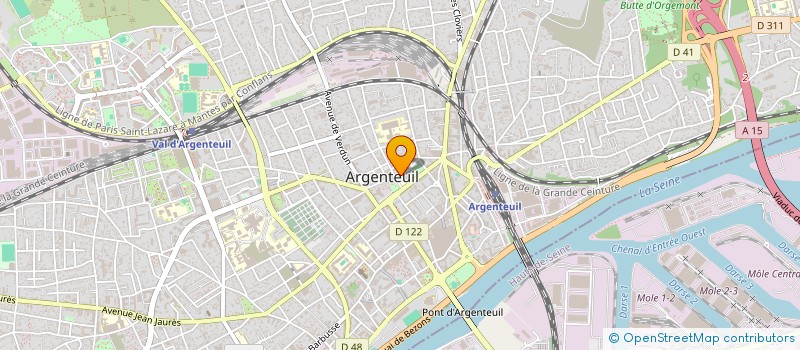 localisation de l'entreprise MONSIEUR MALEK BOUTEBAKH à ARGENTEUIL