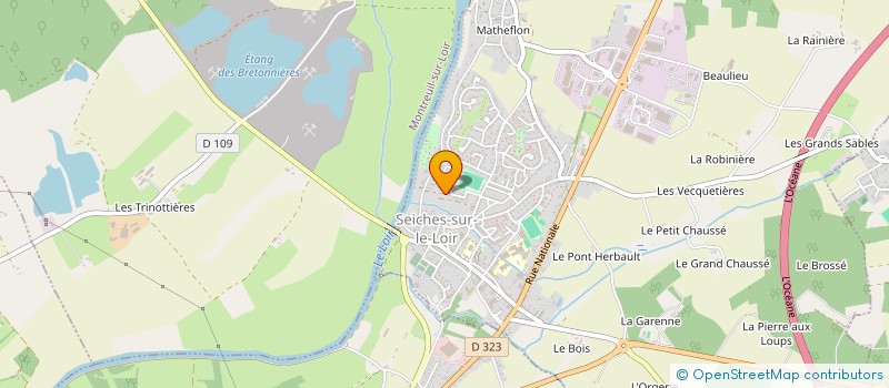 localisation de l'entreprise MONSIEUR MALEK CHEBLI  SEICHES-SUR-LE-LOIR