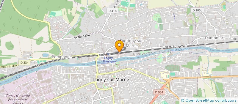 localisation de l'entreprise MONSIEUR MALEK DEKKEM à THORIGNY-SUR-MARNE