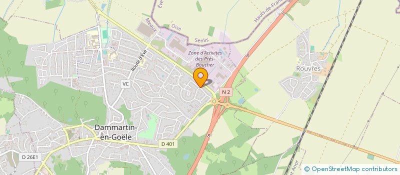 localisation de l'entreprise MONSIEUR MALEK DJADOUF  DAMMARTIN-EN-GOELE