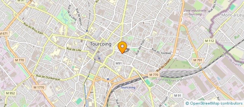 localisation de l'entreprise MONSIEUR MALEK DJOUAD  TOURCOING