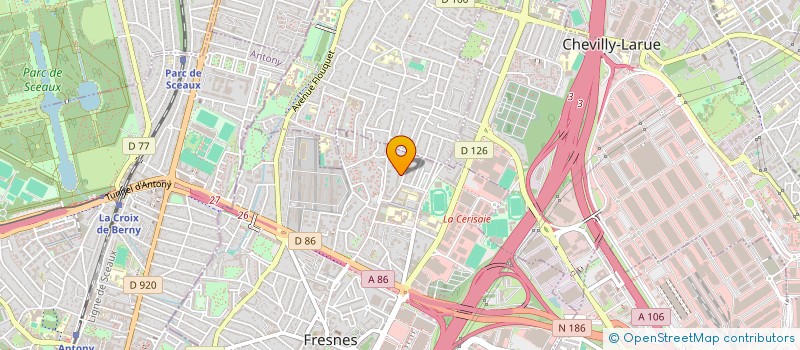 localisation de l'entreprise MONSIEUR MALEK DJOUADI  FRESNES