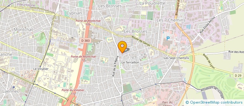 localisation de l'entreprise MONSIEUR MALEK HACHICHI  BRON