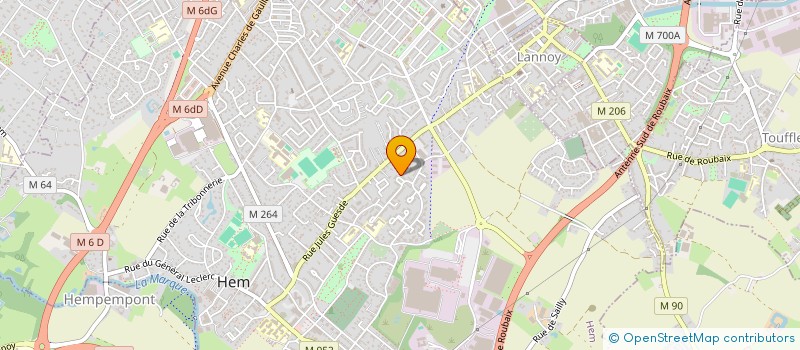 localisation de l'entreprise MONSIEUR MALEK HAMADAS  HEM