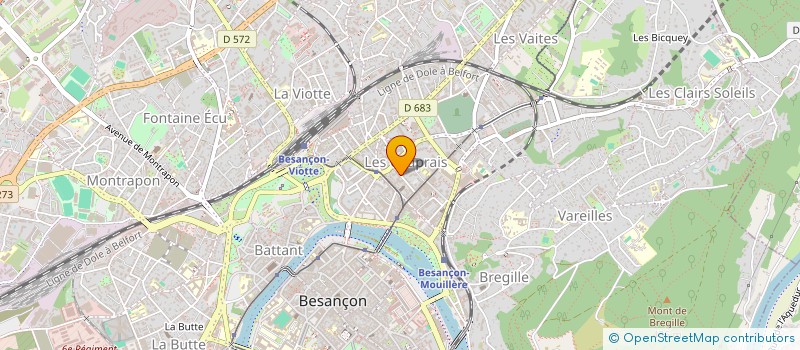 localisation de l'entreprise MONSIEUR MALEK HAMGAOUI à BESANCON