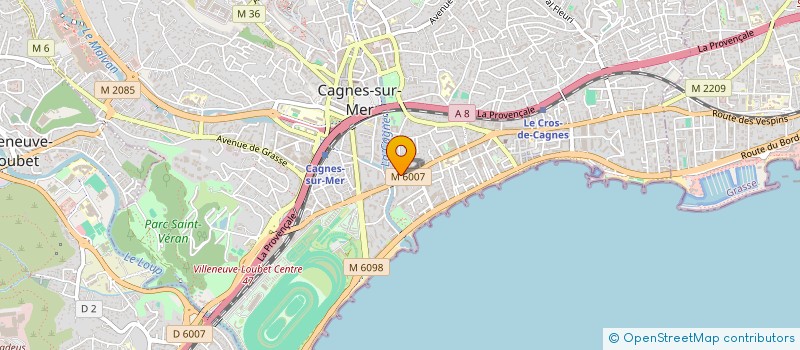 localisation de l'entreprise MONSIEUR MALEK HELALI à CAGNES-SUR-MER