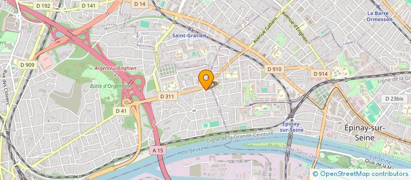 localisation de l'entreprise MONSIEUR MALEK JEBALI  ARGENTEUIL