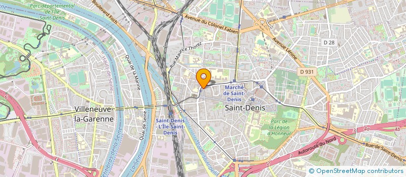 localisation de l'entreprise MONSIEUR MALEK KAABACHE à SAINT-DENIS