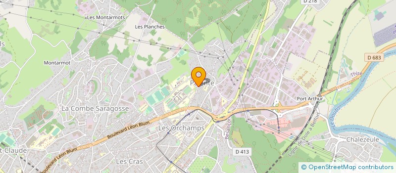 localisation de l'entreprise MONSIEUR MALEK KETFICHERIF à BESANCON