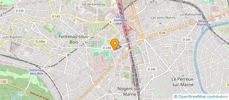 localisation de l'entreprise MONSIEUR MALEK LACENE  VILLEPINTE