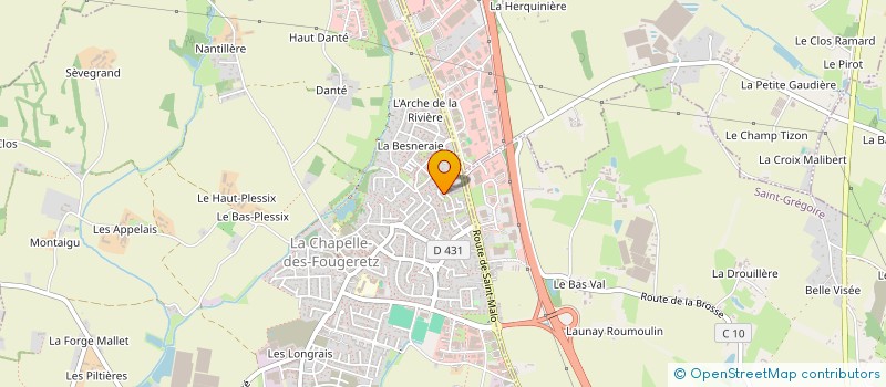 localisation de l'entreprise MONSIEUR MALEK LASSOUED  LA CHAPELLE-DES-FOUGERETZ