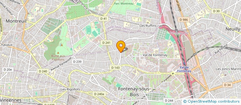 localisation de l'entreprise MONSIEUR MALEK MAACHOU à FONTENAY-SOUS-BOIS