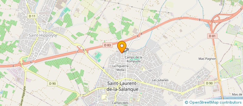 localisation de l'entreprise MONSIEUR MALEK MOLINA  SAINT-LAURENT-DE-LA-SALANQUE