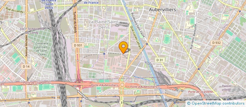 localisation de l'entreprise MONSIEUR MALEK OUYAHIA  AUBERVILLIERS