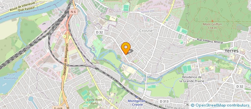 localisation de l'entreprise MONSIEUR MALEK SAHNOUN  CROSNE