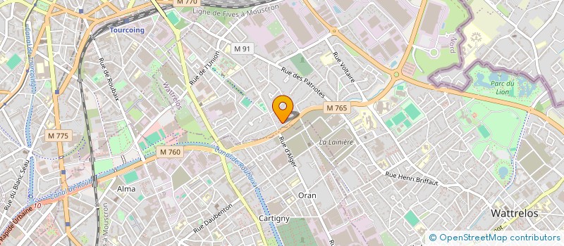 localisation de l'entreprise MONSIEUR MALEK SAICHI  WATTRELOS