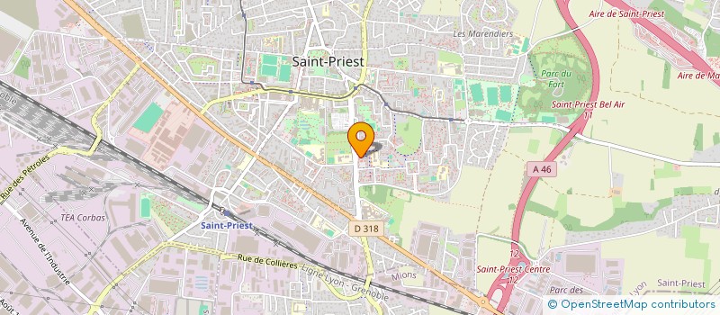 localisation de l'entreprise MONSIEUR MALEK SALMAOUI  SAINT-PRIEST