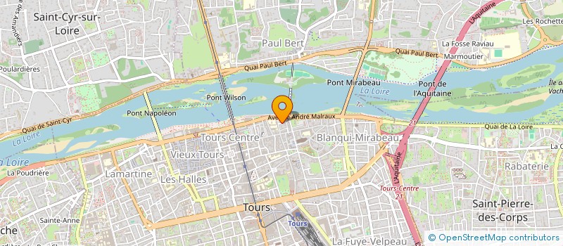 localisation de l'entreprise MONSIEUR MALEK TAFRAOUT  TOURS