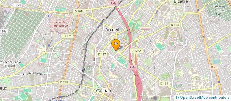 localisation de l'entreprise MONSIEUR MALEK TAJMOUT  ARCUEIL