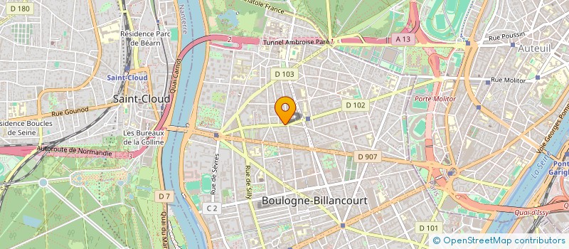 localisation de l'entreprise MONSIEUR MALEK THABET à BOULOGNE-BILLANCOURT