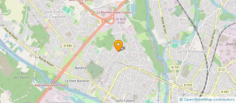 localisation de l'entreprise MONSIEUR MALEK YOUSSEF  SAINT-YRIEIX-SUR-CHARENTE