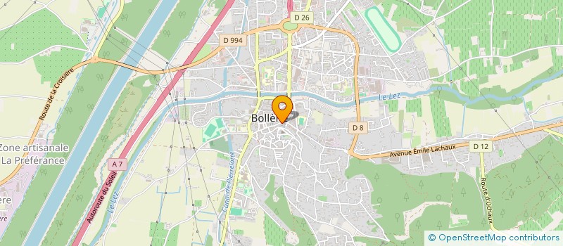 localisation de l'entreprise MONSIEUR MALEK ZAYDI  BOLLENE