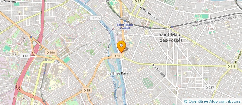 localisation de l'entreprise MONSIEUR MALET DRAME  SAINT-MAUR-DES-FOSSES