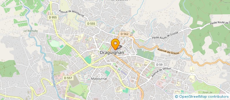 localisation de l'entreprise MONSIEUR MALICK CAMARA  DRAGUIGNAN