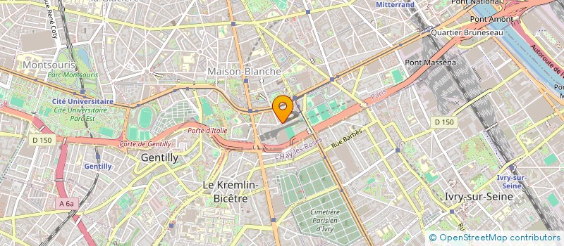 localisation de l'entreprise MONSIEUR MALICK DAULCLE  PARIS