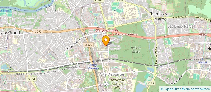 localisation de l'entreprise MONSIEUR MALICK DIALLO  CHAMPS-SUR-MARNE