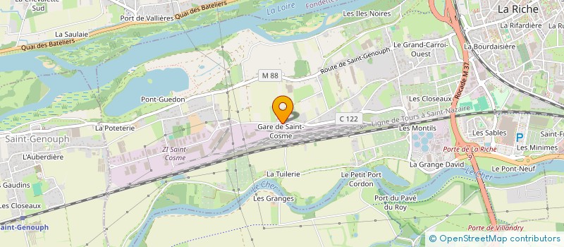 localisation de l'entreprise MONSIEUR MALICK FAYE  LA RICHE