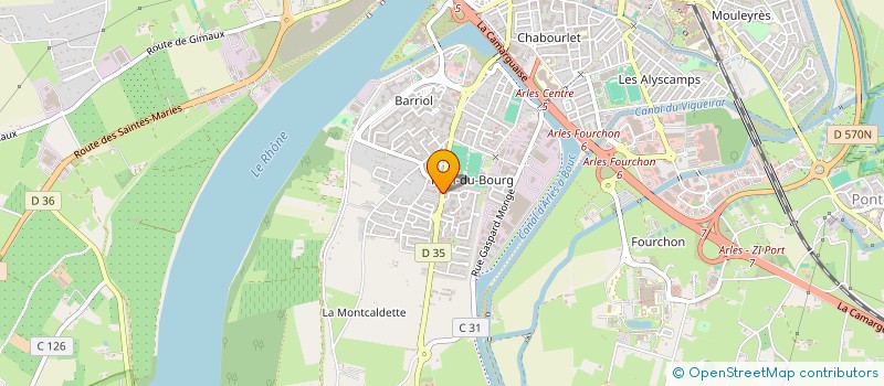 localisation de l'entreprise MONSIEUR MALICK KONATE  ARLES